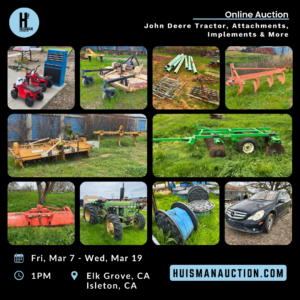 Online Auction | John Deere Tractor, Attachments, Implements & More