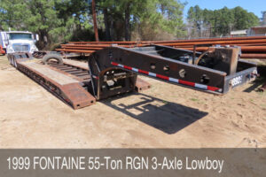 1999 FONTAINE 55-Ton RGN Lowboy