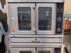 Garland double stack convection ovens