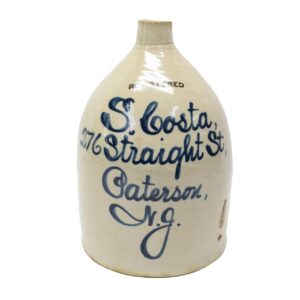 Patterson New Jersey Stoneware Jug