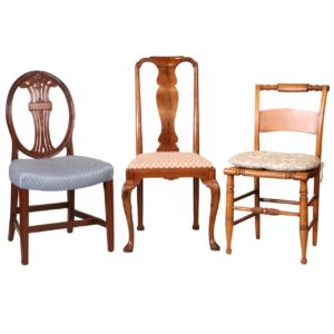 Group of Three Side Chairs