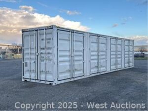 40’ High Cube 4-Side Door 'One-Trip' Shipping Container