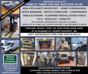 Keenan Auction Company Auction 25-48 Reminder