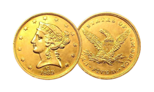 1839-C  Gold Half Eagle UNCIRCULATED