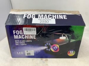 Smoke Machine with Disco Ball, 600W, 13 LEDs