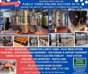 Keenan Auction Company Auction 25-73 Reminder