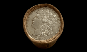  Morgan Silver Dollar Roll 1889 & CC Ends