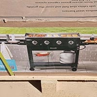 4 Burner Gas Griddle