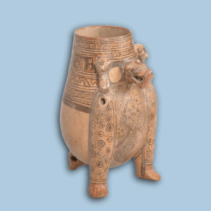 Costa Rican Jaguar Zoomorphic Vessel
