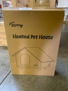 Toozey Large Elevated Heated Outdoor Cat House