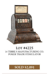 Coin-Operated Items Auction
