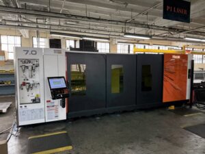7,000-Watt Mazak CNC Laser