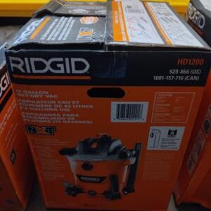 RIDGID 12 Gallon 5.0 Peak HP NXT Shop Vacuum Wet Dry
