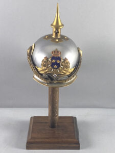 Swedish Officer's Helmet on Stand