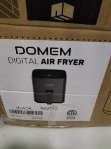 3 Qt Compact Air Fryer with Non-Stick Basket