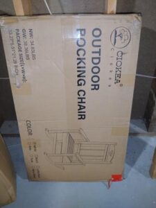 Oversized Rocking Chair Outdoor