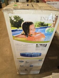 Intex 13' x 33' Metal Frame Above Ground Pool