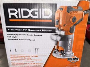 (2) RIDGID 1-1/2 Peak HP Compact Router