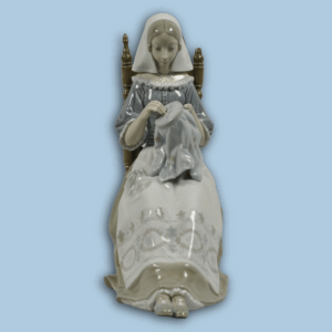 Lladro The Embroideress Figurine