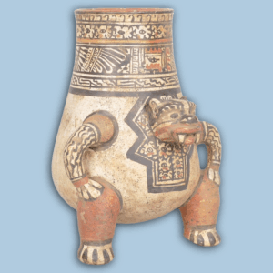 Jaguar Three-Legged Pot from Costa Rica