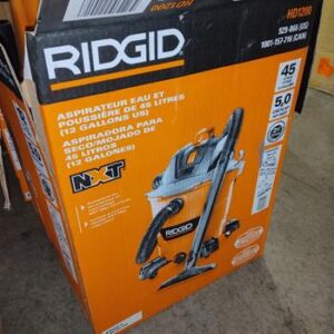 RIDGID 12 Gallon 5.0 Peak HP NXT Shop Vacuum