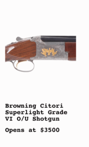 Browning Citori Superlight Grade VI O/U Shotgun