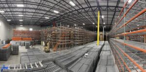 Overall View of Bulk Offering Pallet Rack