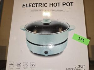 Hot Pot Electric with Burner, 5.3QT