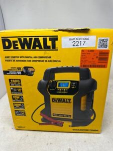 DEWALT 1600 Peak Amp Jump Starter