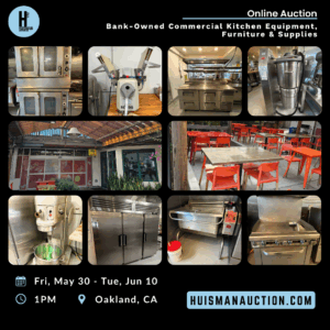Online Auction for Commercial Kitchen Equipment