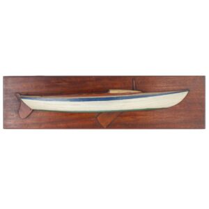 Painted Builder's Half Model of Sailing Vessel