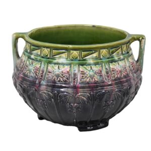 Large Majolica Double Handled Jardiniere