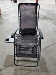 Zero Gravity chair with side table
