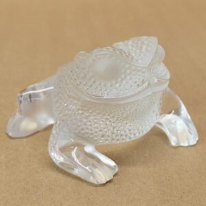Vintage Lalique Glass Toad