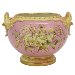 Royal Worcester Floral Decorated Jardinière