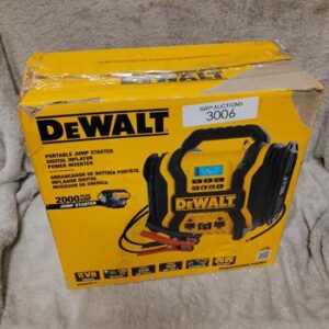 DEWALT Portable Power 2000 Peak Amp Jump Starter
