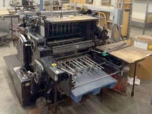 Heidelberg ZWEI Farber Printing Machine
