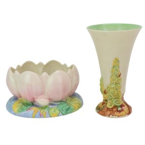 Vintage Clarence Cliff Tall Vase