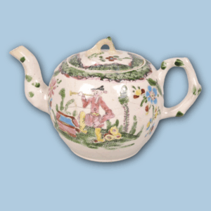 1760 Staffordshire Salt Glazed Teapot