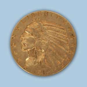 1915 Indian Gold Half Eagle