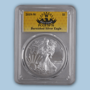 2019 W Burnished Silver Eagle