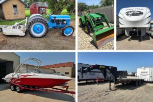 Outdoor Toys, Trailers, and Tractors Auction Lot