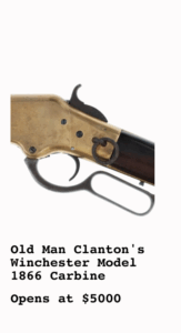 Old Man Clanton's Winchester Model 1866 Carbine