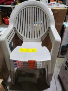 Fidji High Back Resin Outdoor Dining Chair