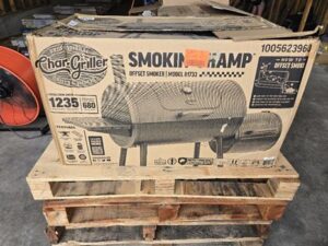 Smokin' Champ Charcoal Grill Offset Smoker