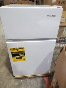 Vissani 3.1 cu. ft. 2-Door Mini Refrigerator