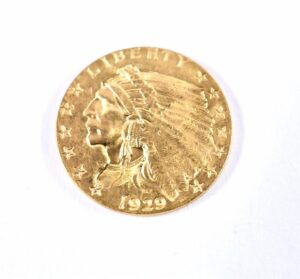1929 Indian Head Gold Coin