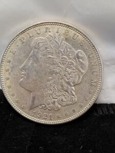 1921 Pluribus Unum silver dollar coin