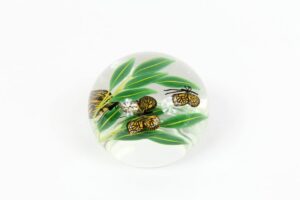 Steven Lundberg Art Glass Paperweight