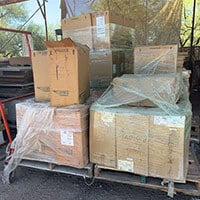 Assorted Filters with Rolling Carts